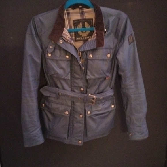 Belstaff Roadmaster size 40 blue jacket